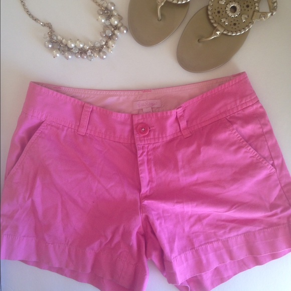 Lilly Pulitzer pink Callahan shorts