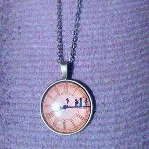 Peter Pan New Clock Necklace