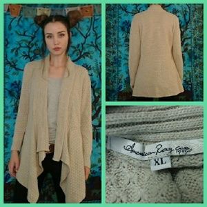 🔳Cable Knit Waterfall Kimono Cardigan, XL🔳