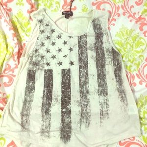 American flag tank