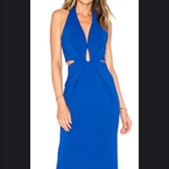 Bandage Halter Plunge dress - Picture 1 of 4