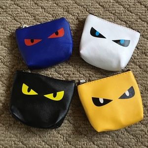 fendi monster coin purse