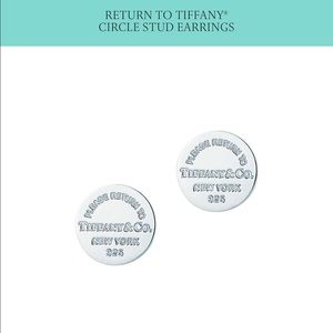 Return to Tiffany Circle Stud Earrings