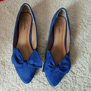 Blue flats