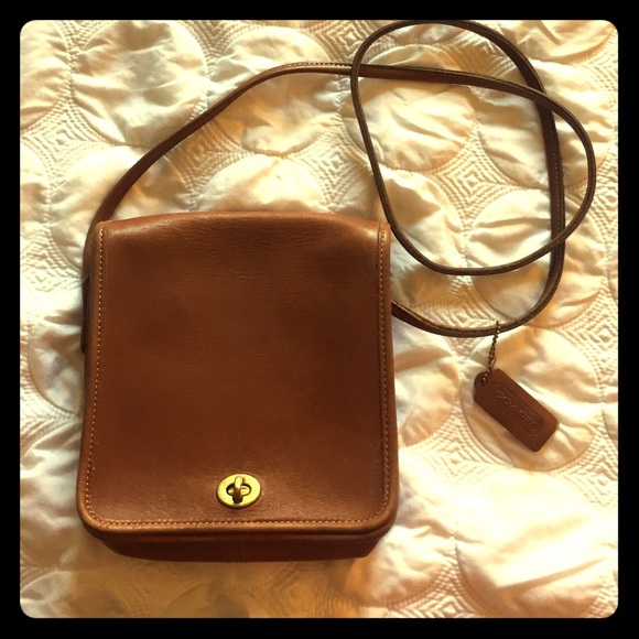 Vintage Coach Leather Crossbody Purse