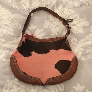 **Donating 3/13** Facondini Pink Calf Hair Purse