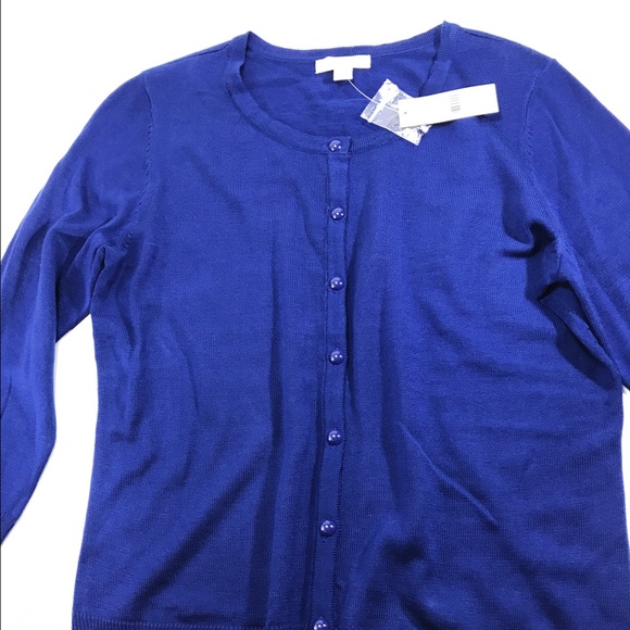NWT Electric Blue Cardigan