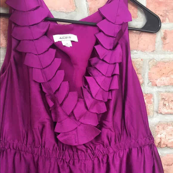Great purple Ann Taylor Dress!