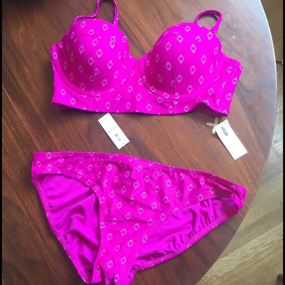 Old Navy Fuchsia Bikini