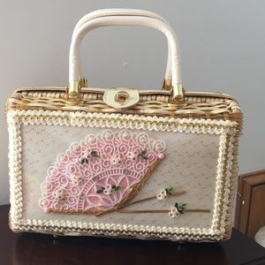 Vintage Princess Charming by Atlas Wicker Bag
