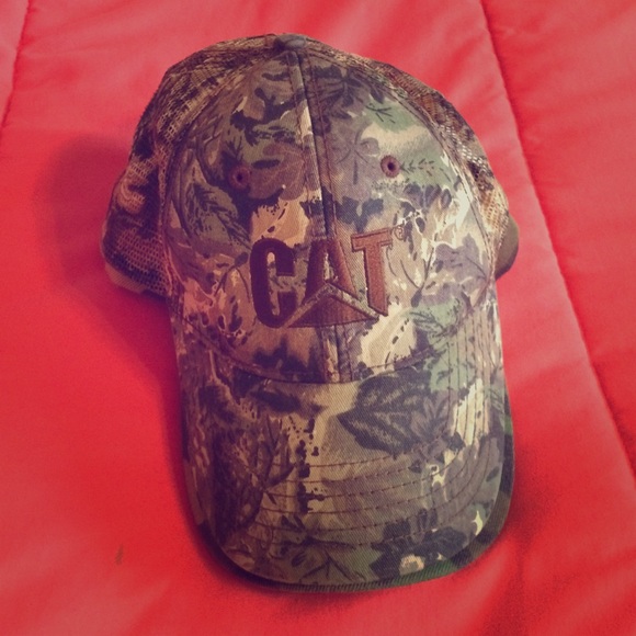 "CAT" Construction Camo Trucker Hat