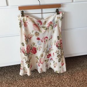 Ann Taylor 12P Floral Skirt