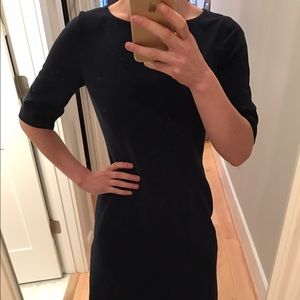 Tahari Navy Sheath Dress