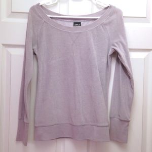 Victoria's Secret lavender terry pullover
