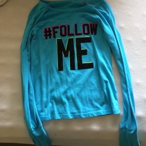 Long sleeve kids shirt.