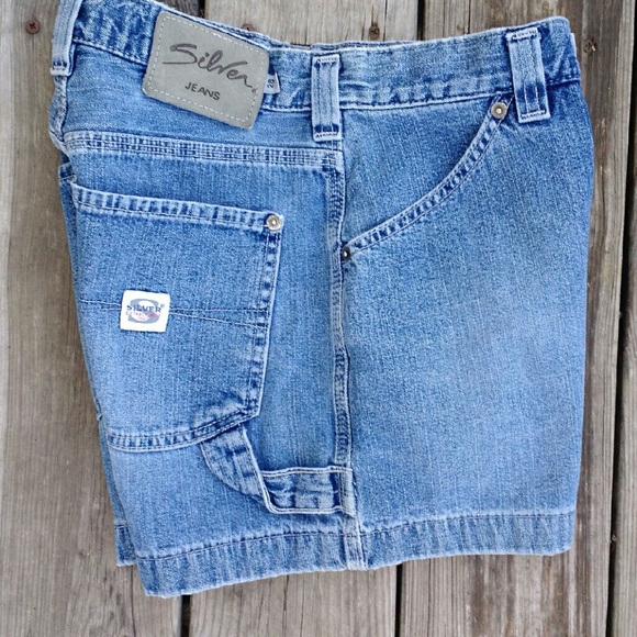 Silver jeans denim shorts