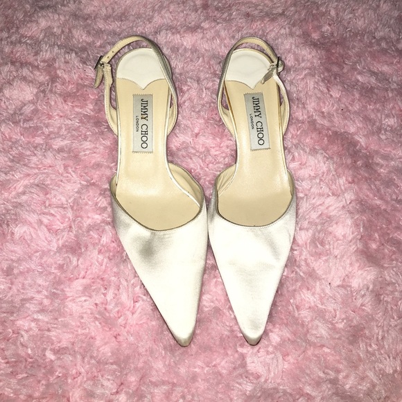 White Jimmy Choo's