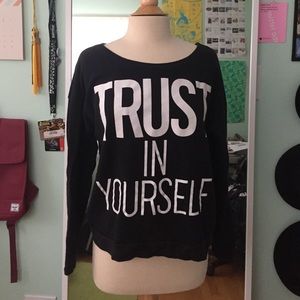 Forever21 black sweatshirt