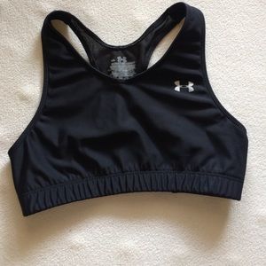 Black kids sports bra.