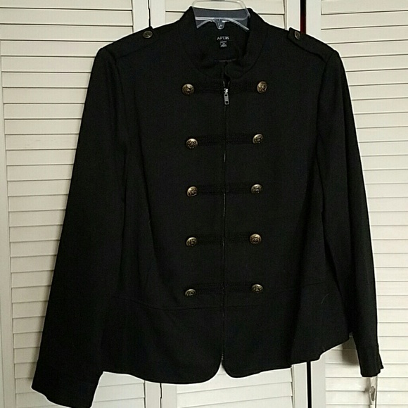 Military Style Jacket Blazer