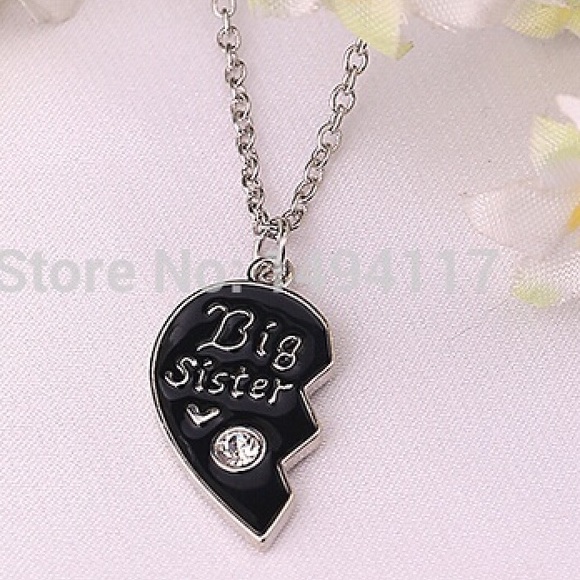 New silver plated big and little sister NECKLESS - Picture 4 of 4