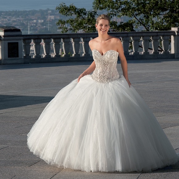 *Price Firm*NWT Glitter Ballgown Wedding Dress