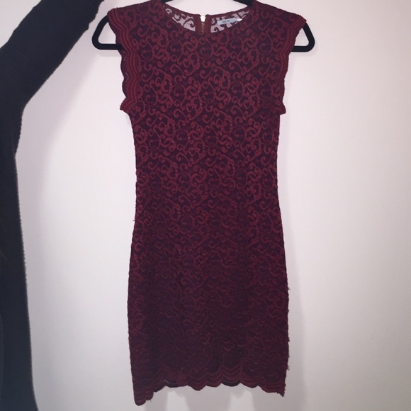Urban Outfitters Dresses & Skirts - Urban Outfitters red lace bodycon dress