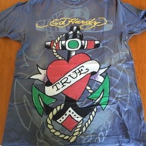 Mens classic Ed hardy T shirt