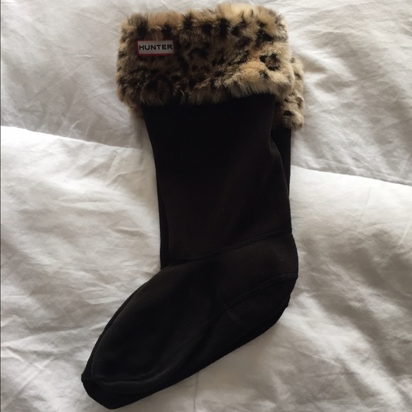 Hunter Boots Fleece Welly Socks