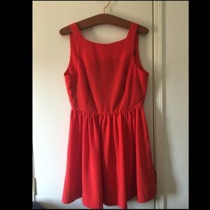 American apparel red size L dress