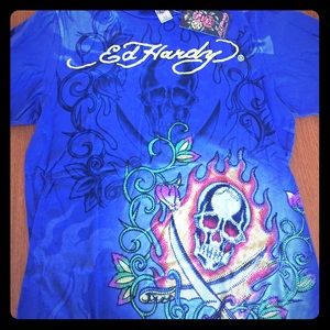 ED HARDY classic t!! Tags attached