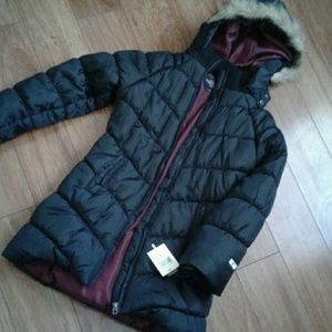 New LUCKY BRAND black coat size Small