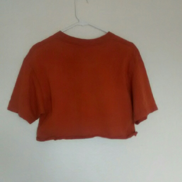 SOLD DEPOP- Tan Nike Crop Top - Picture 2 of 3