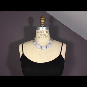 Chico's Lucite Round Bead Necklace