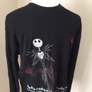 Black Tim Burtons Long Sleeve Tee Shirt. Size XL