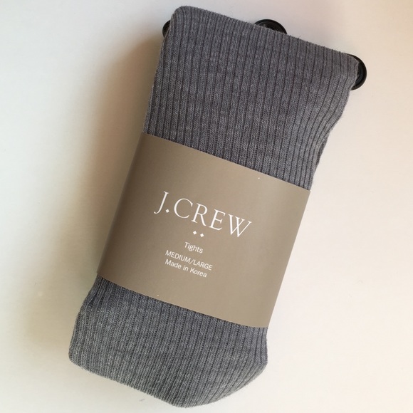 J. Crew Accessories - NWT J Crew Heather Gray Sweater Tights