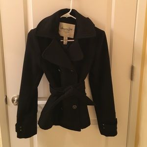 American Rag Black Double Breasted Peacoat