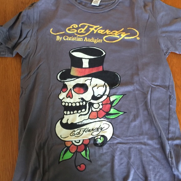 Mens classic Ed hardy T shirt