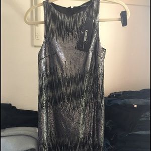 Kensie Sequin Cocktail Dress