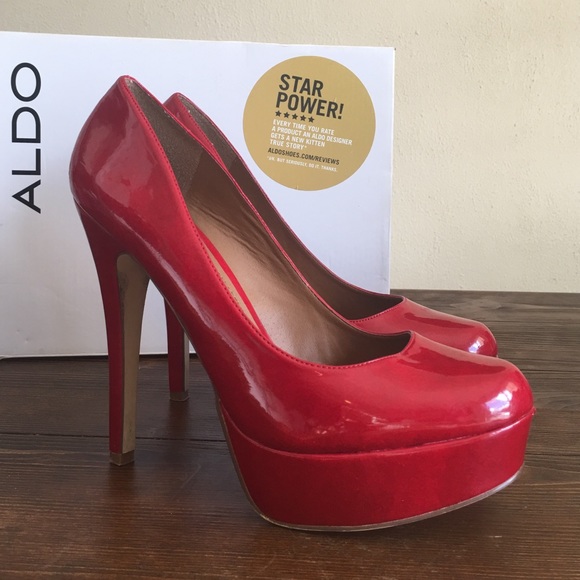 Aldo patent leather heels
