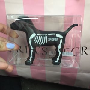 PINK skeleton dog!