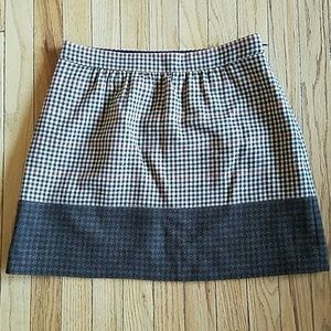 Plaid brown skirt