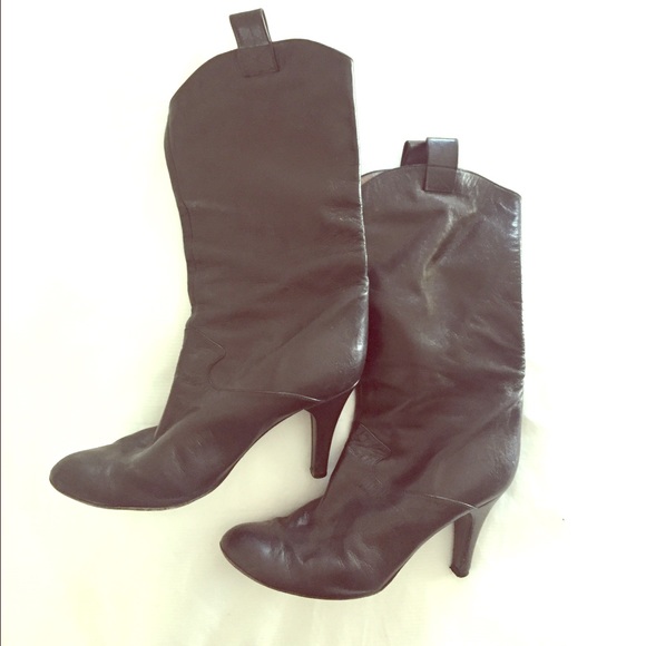 Rare Marc Jacobs Black Leather Boot