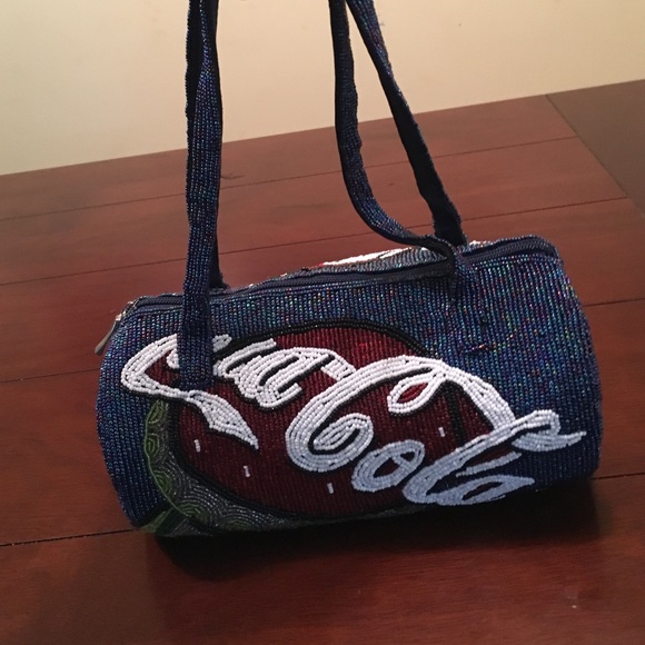 Beaded Coca-Cola handbag