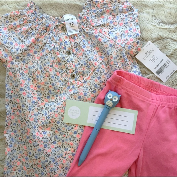 {baby girl🌸} Carter's 2 piece set