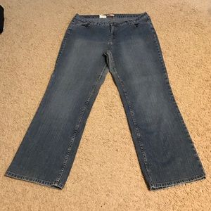 Faded Glory Women's Plus Stretch Bootcut Jeans!