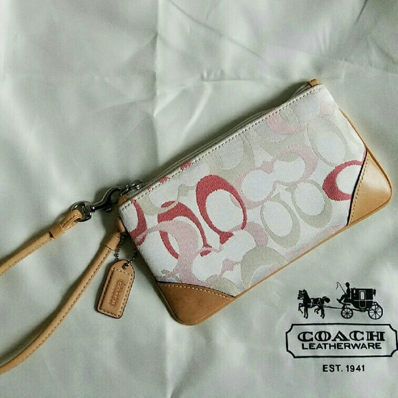 Authentic Coach Signature Optical Wristlet