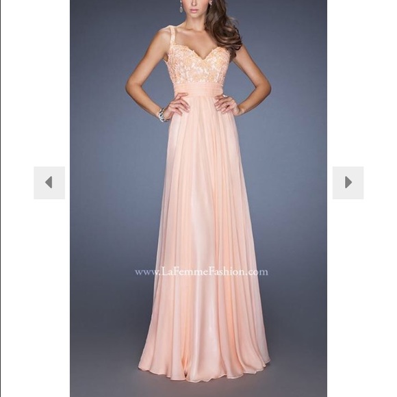 La Femme Size 2 Ball Gown - Picture 3 of 4