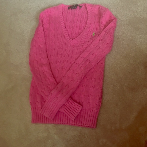 Pink XS Ralph Lauren Sport long sleeved sweater