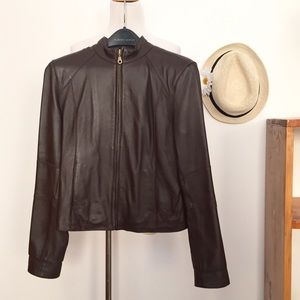 🔹Wilsons Leather🔹dark brown leather jacket